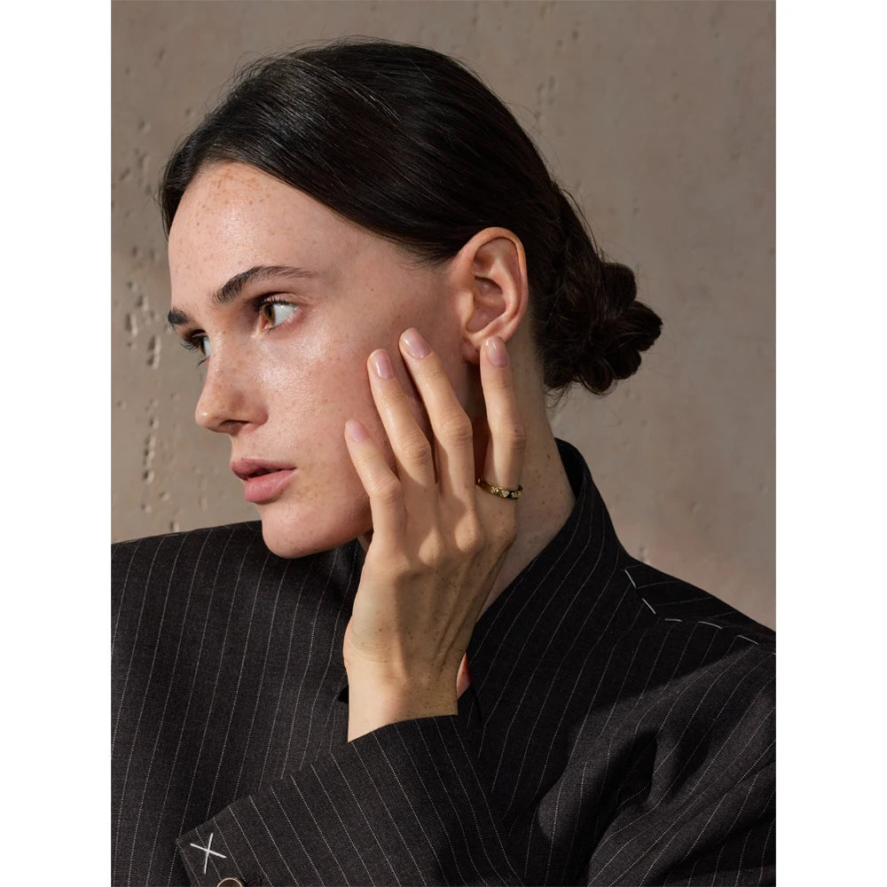 Anello Cuori di Luce – Regolabile con Zirconi