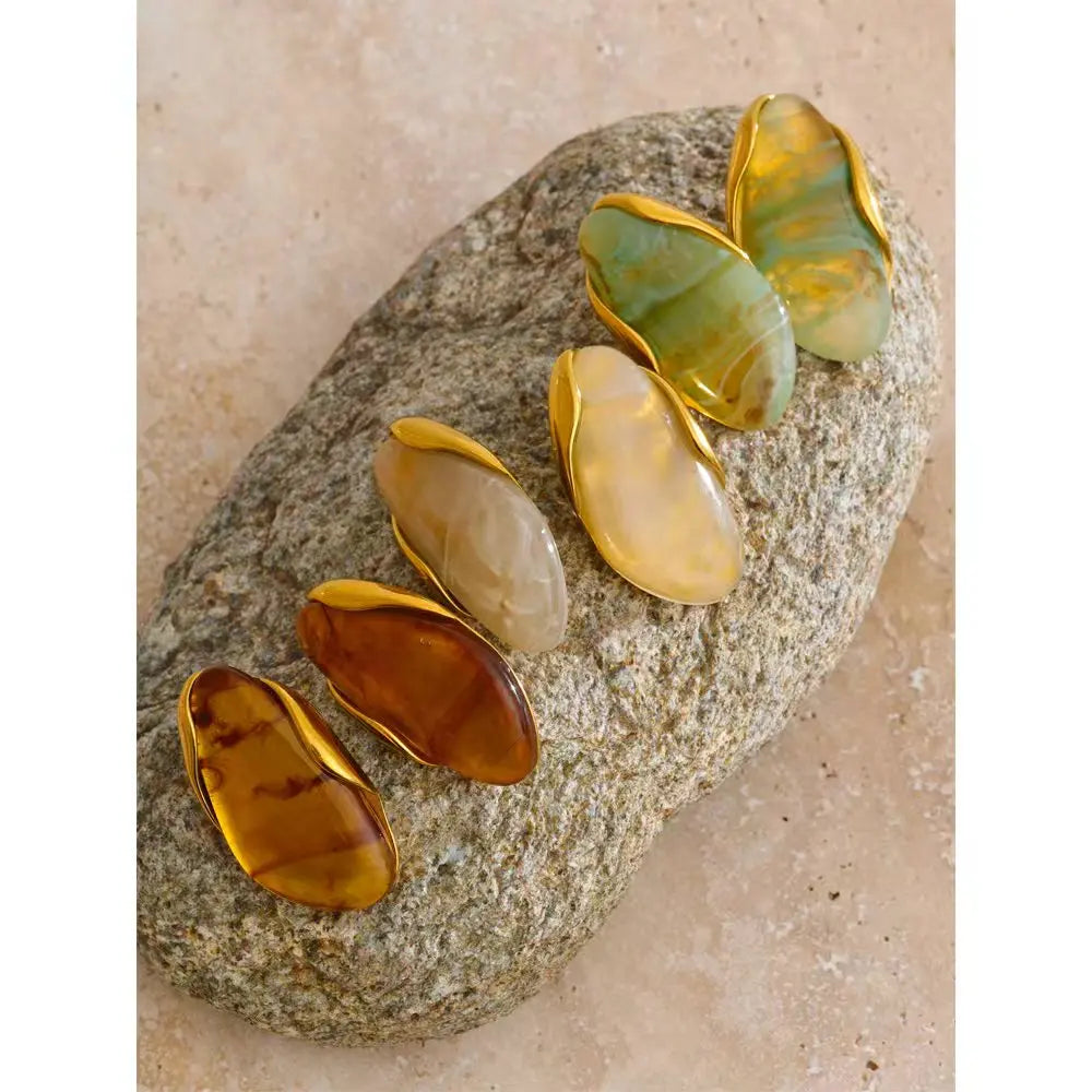 Orecchini “Terra Glow” – Geometrie Naturali