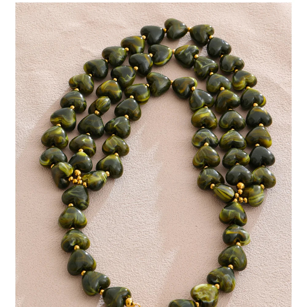 Collana “Trame d’Autunno” – Eleganza multistrato dal carattere deciso