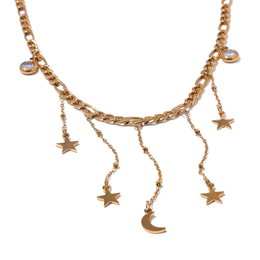 Collana Luna e Stelle – Brilla nell’Universo