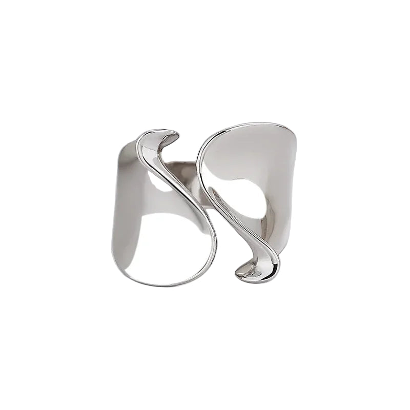 Essenza Pura – Grande anello aperto in argento sterling 925