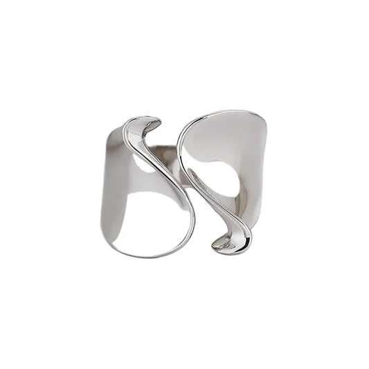 Essenza Pura – Grande anello aperto in argento sterling 925