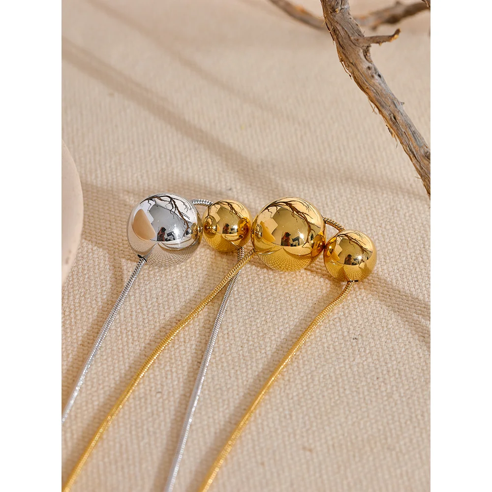 Collana Perla Dorata – Eleganza Quotidiana in Acciaio Inossidabile