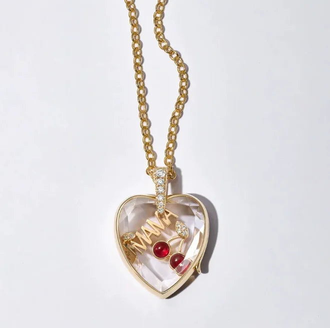 Collana Scrigno Silver, Gold e Brillantini