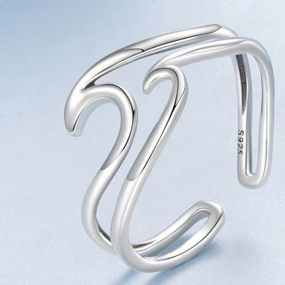 Anello “Onda di Luce” – Doppio Strato