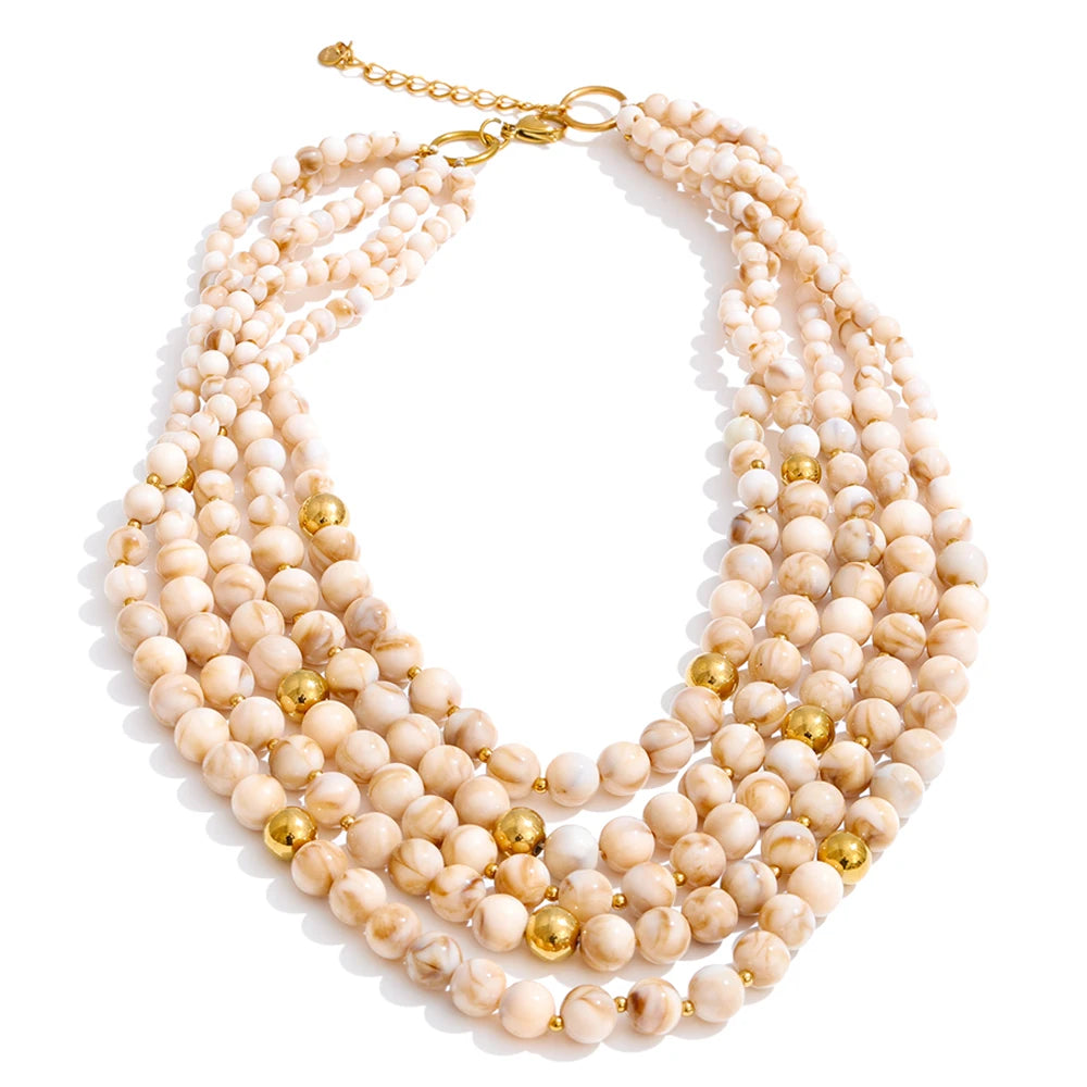 Collana “Majestic Beads” – Strati Eleganti