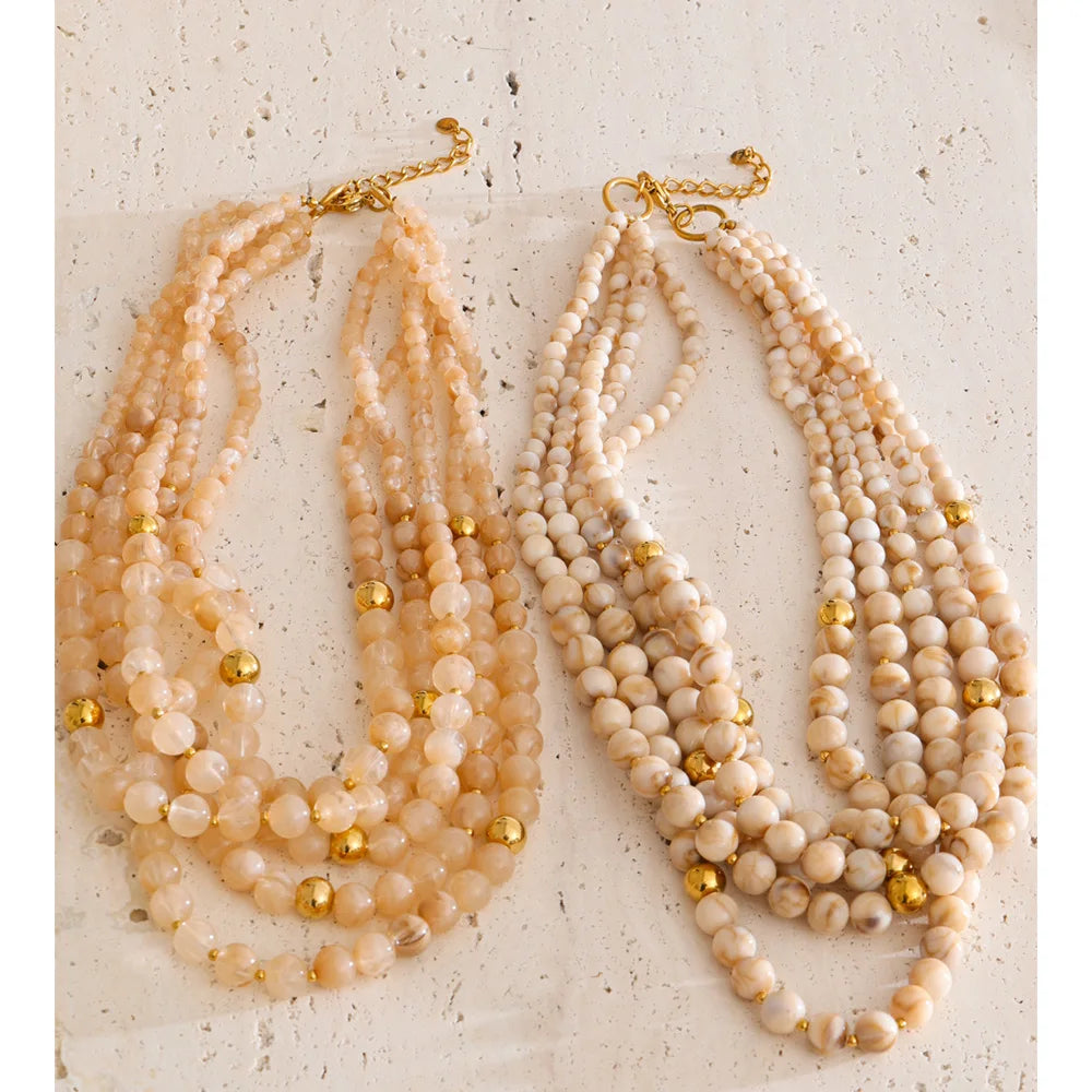 Collana “Majestic Beads” – Strati Eleganti