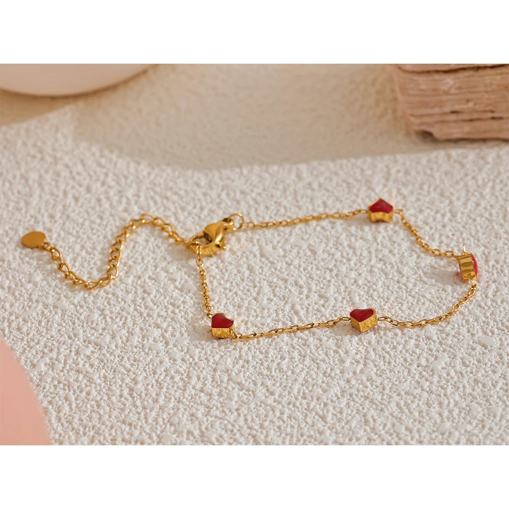 Bracciale Mini Hearts – Amore Dorato