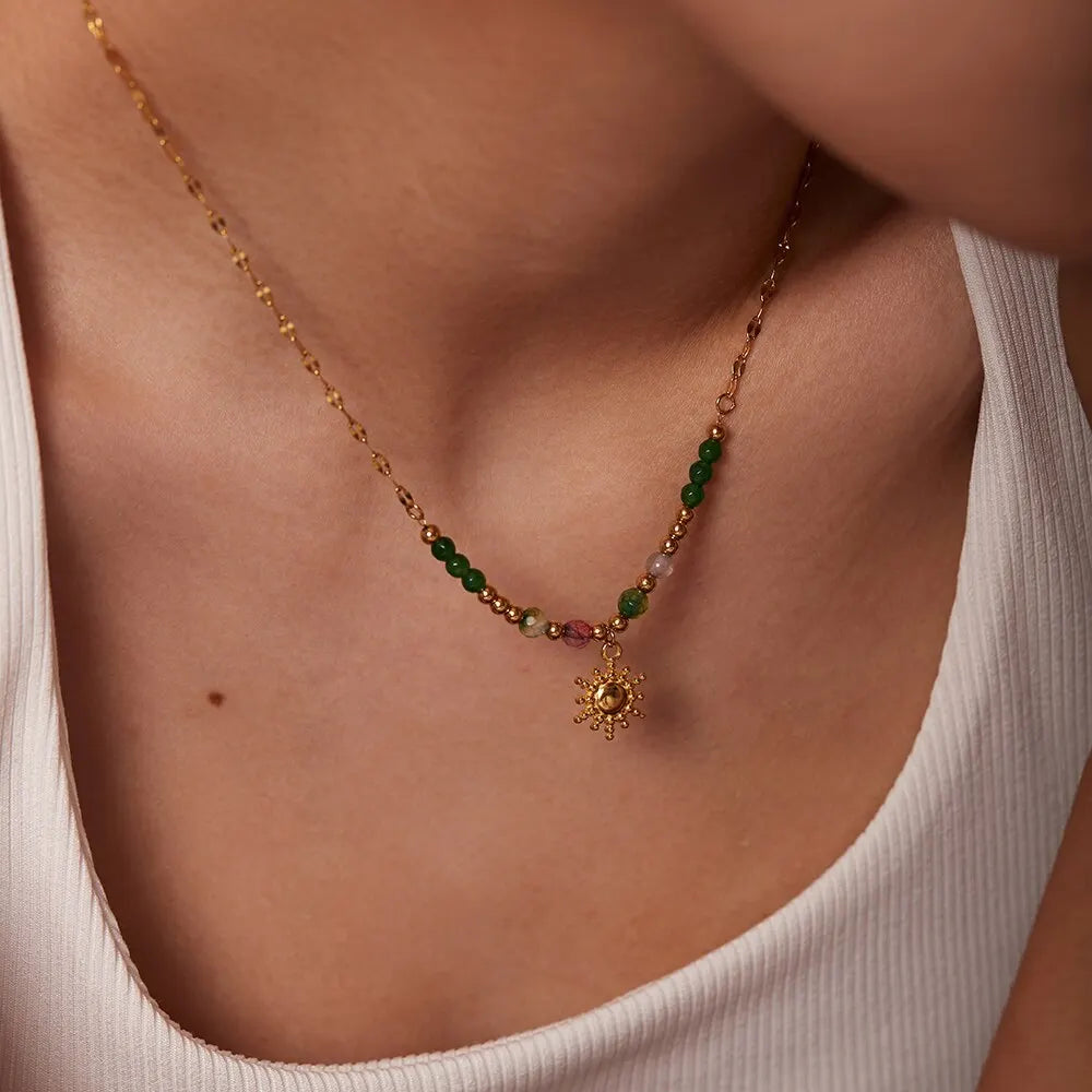 Soffio d’Estate – Collana con Pietre Naturali