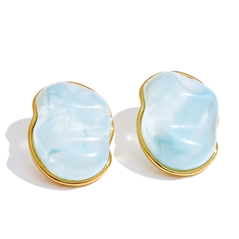 Orecchini “Soft Pebble” – Colori Pastello