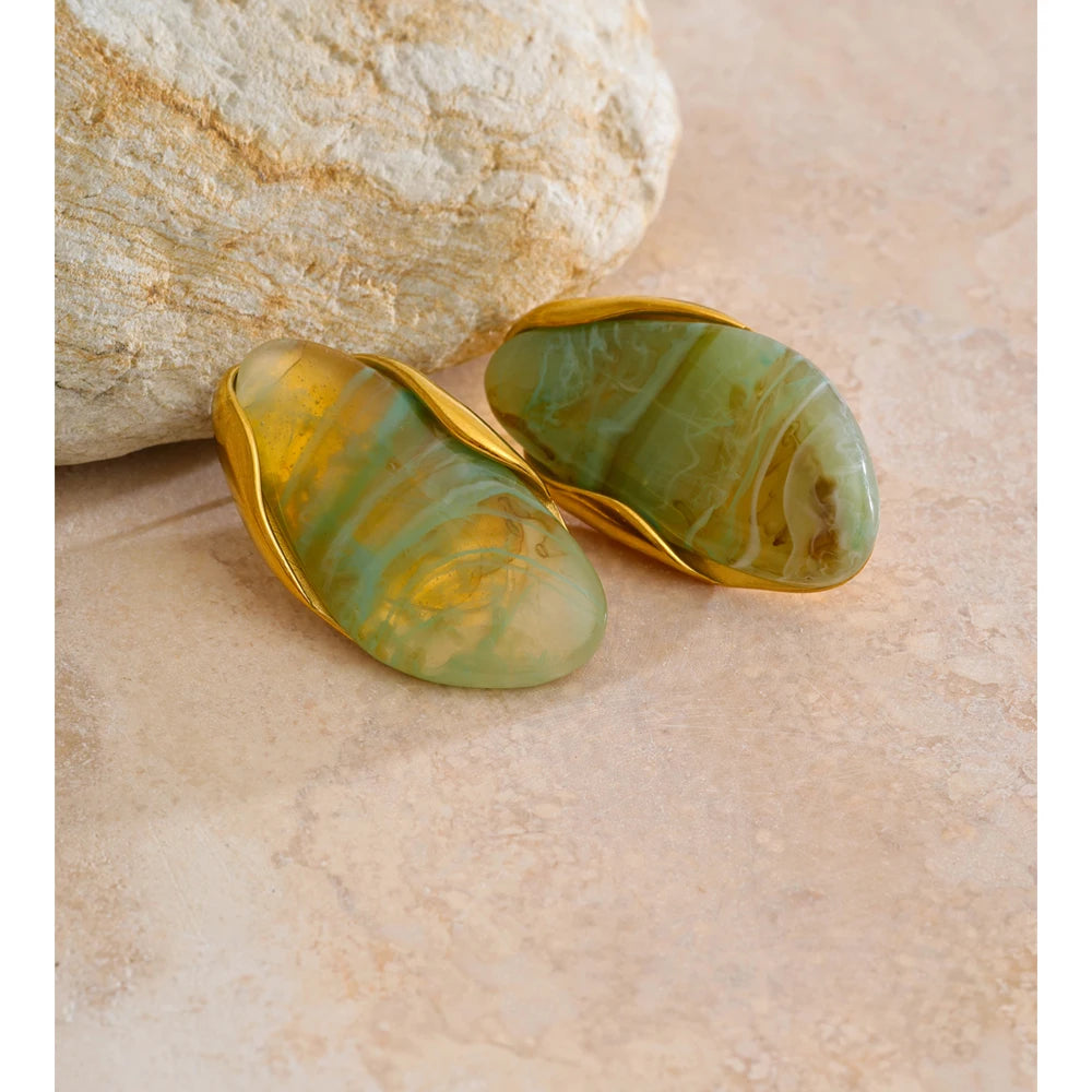 Orecchini “Terra Glow” – Geometrie Naturali