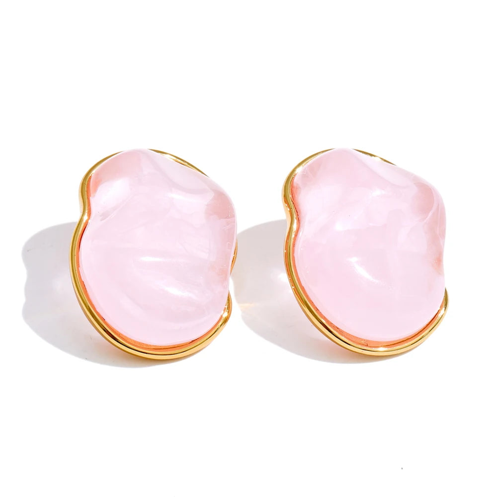 Orecchini “Soft Pebble” – Colori Pastello