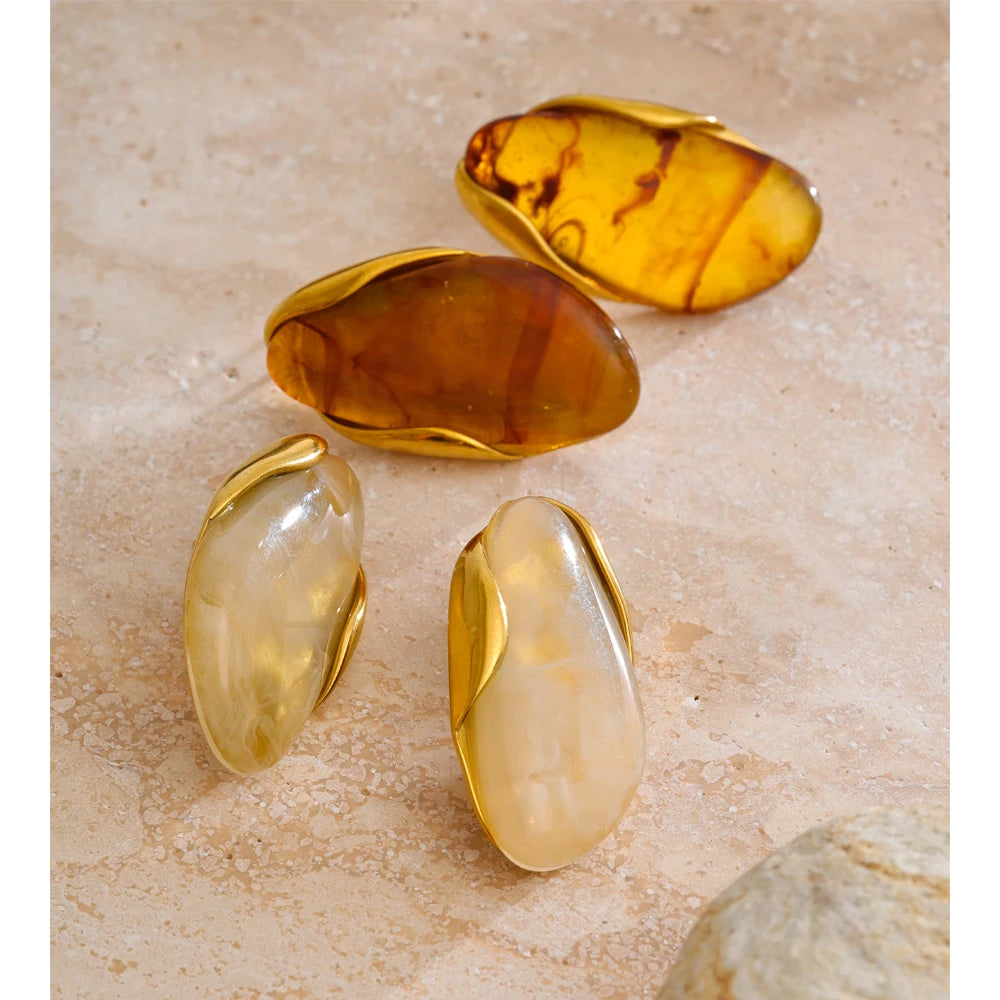 Orecchini “Terra Glow” – Geometrie Naturali