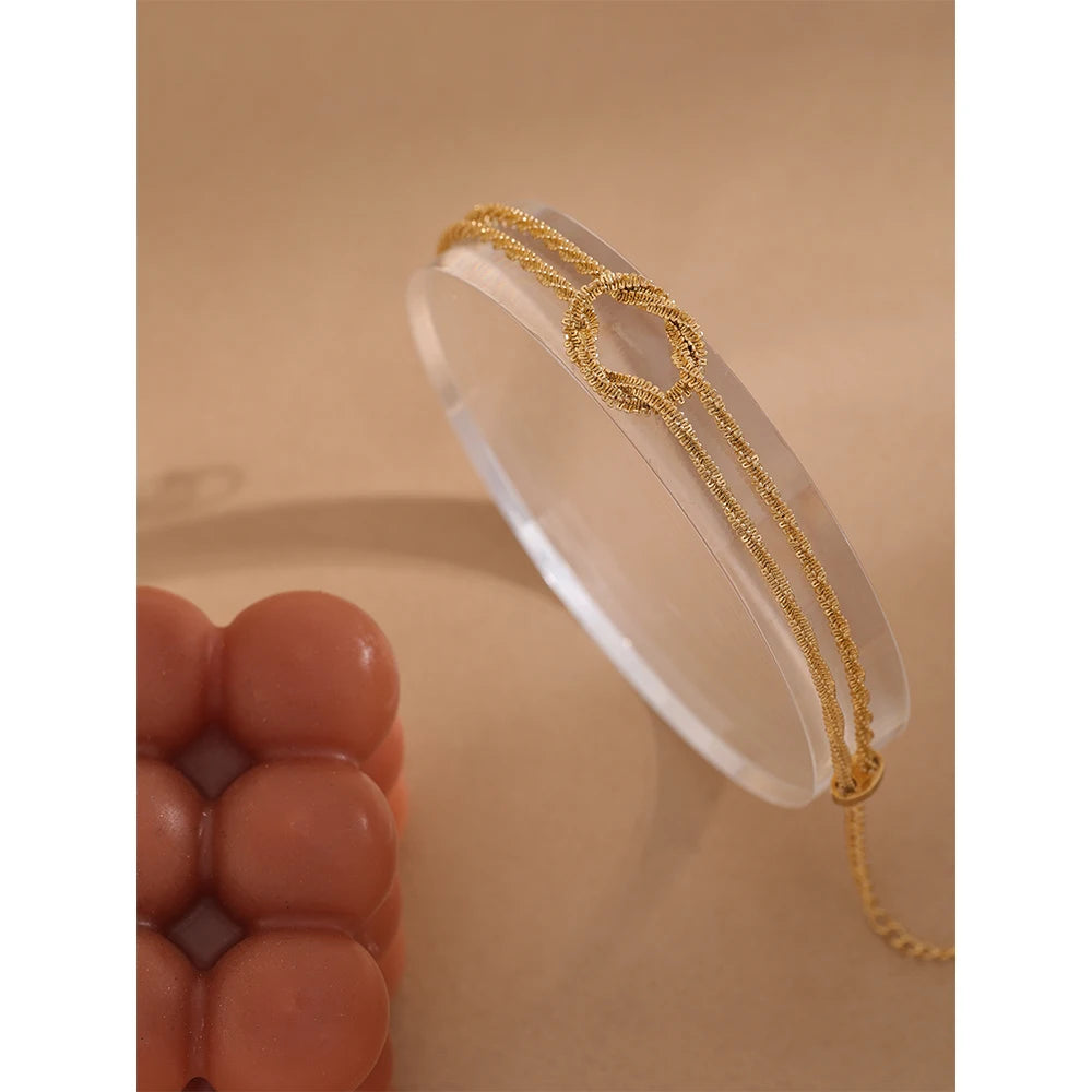 Bracciale Nodo Dorato – Legame e Armonia