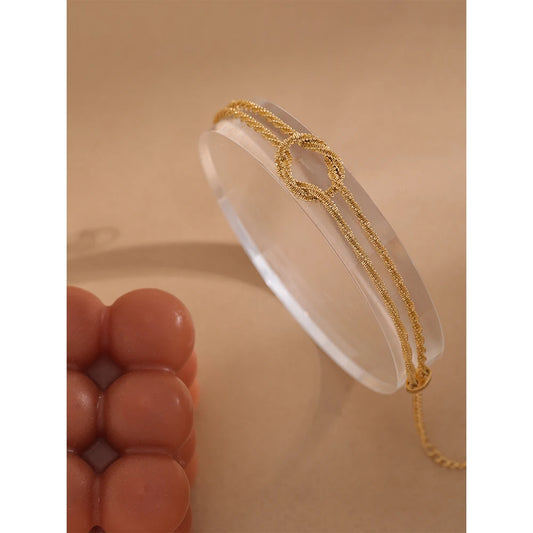 Bracciale Nodo Dorato – Legame e Armonia