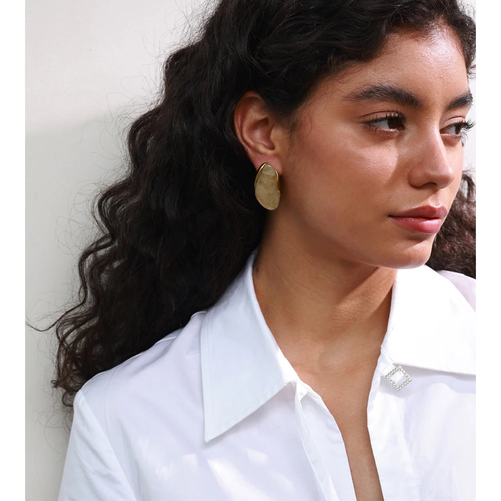 Orecchini “Terra Glow” – Geometrie Naturali