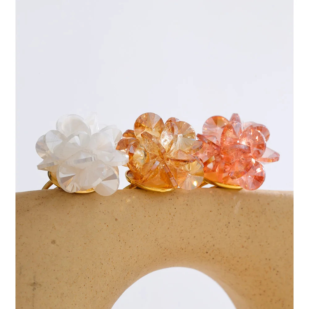 Anello “Crystal Bloom” – Sfera di Cristallo Colorata