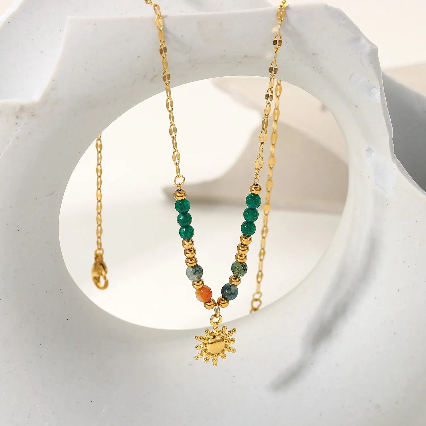 Soffio d’Estate – Collana con Pietre Naturali