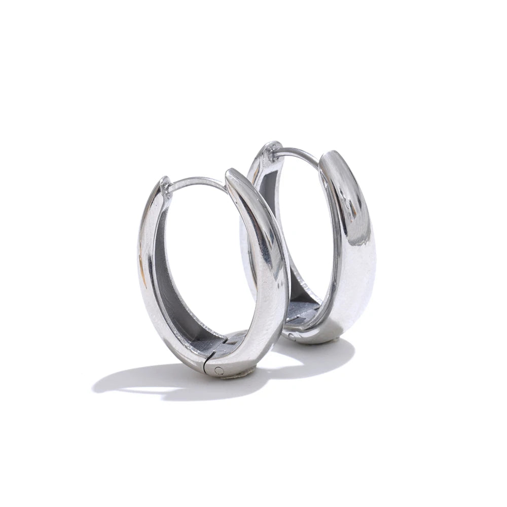 Orecchini Geometrici – Eleganza Moderna in Acciaio Inossidabile Oro 18K