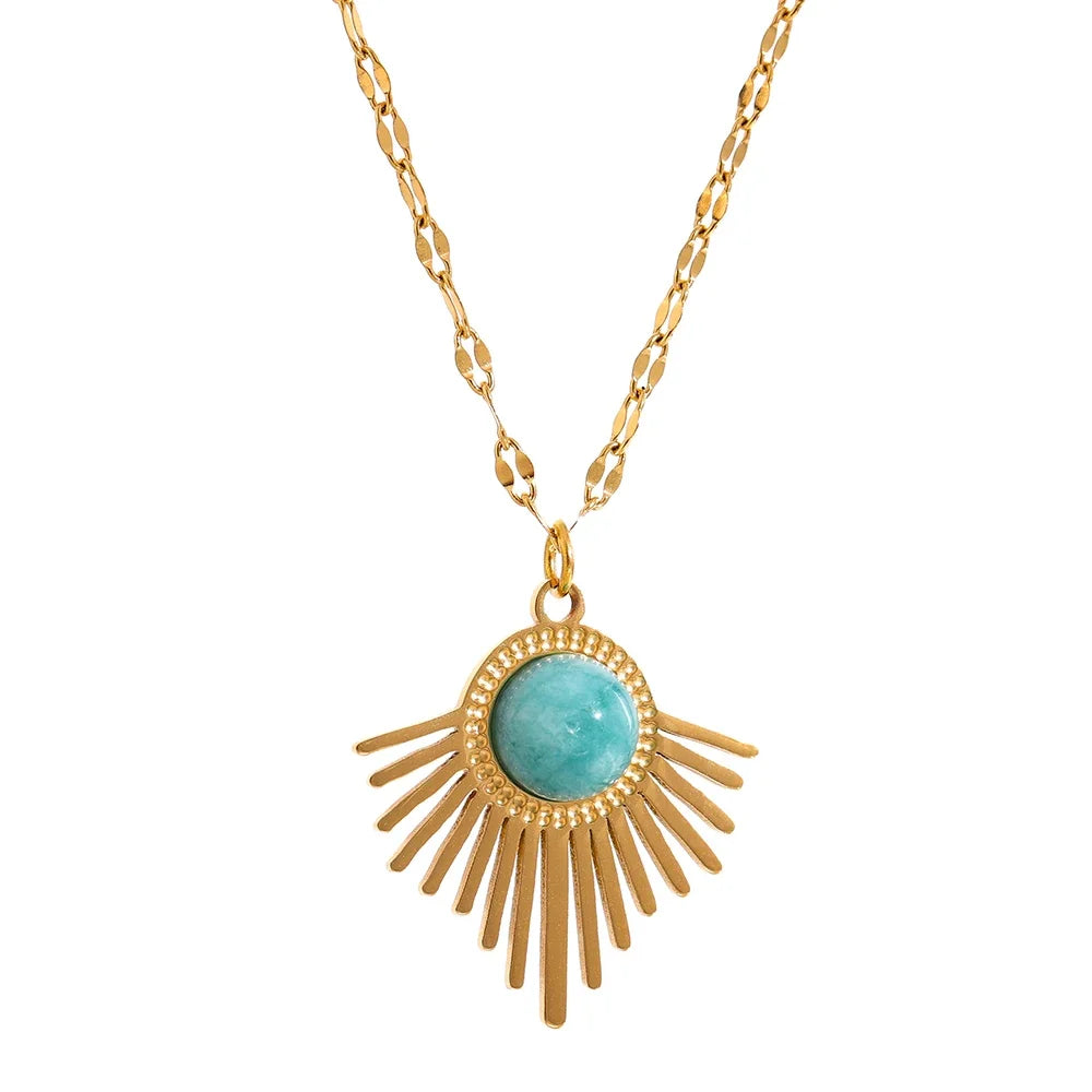 Collana Sole Turchese – Energia e Luce