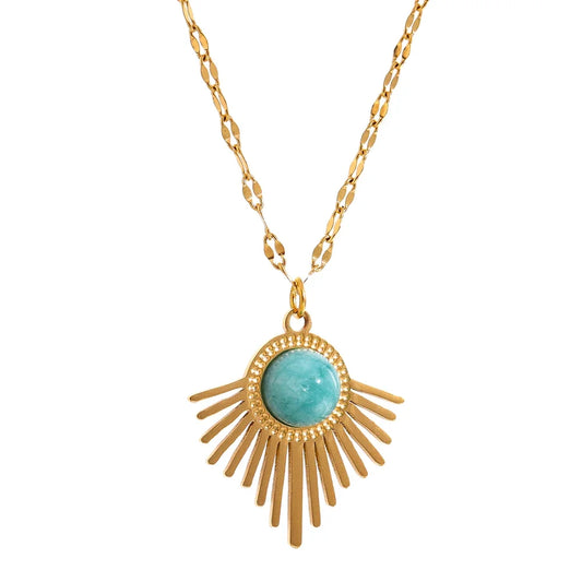 Collana Sole Turchese – Energia e Luce