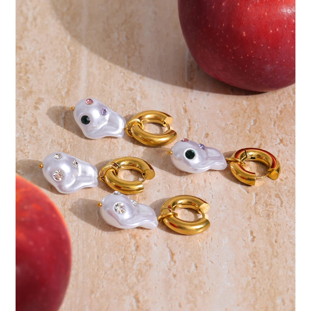 Orecchini Perla Aurora – Eleganza Irregolare