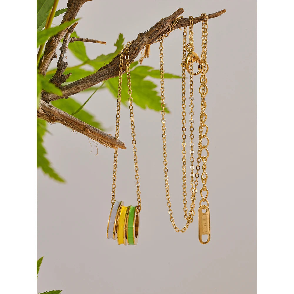 Collana Triple Ring – Colori e Stile