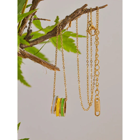 Collana Triple Ring – Colori e Stile