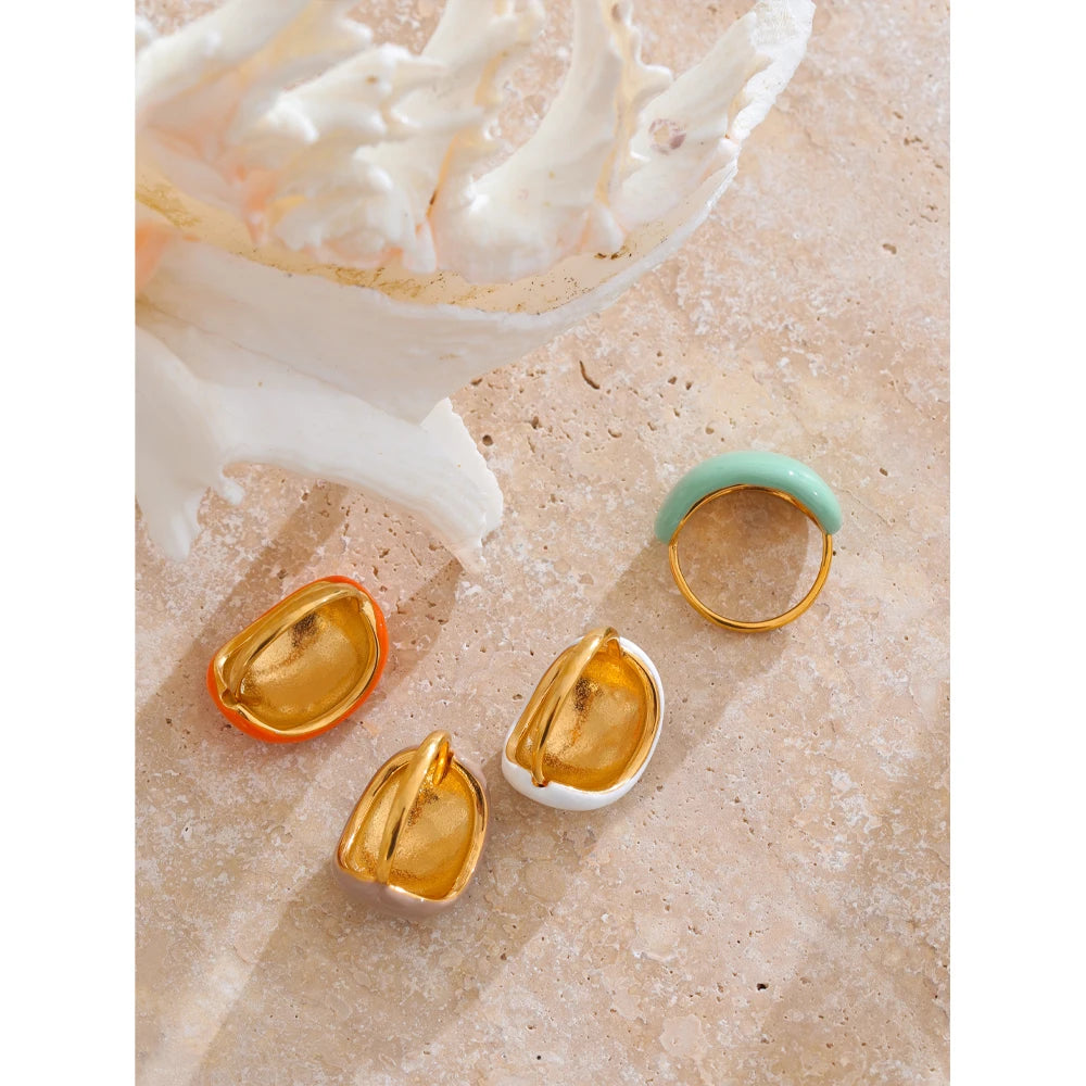Anello Candy Joy – Gioiello Regolabile Multicolore in Acciaio Inossidabile