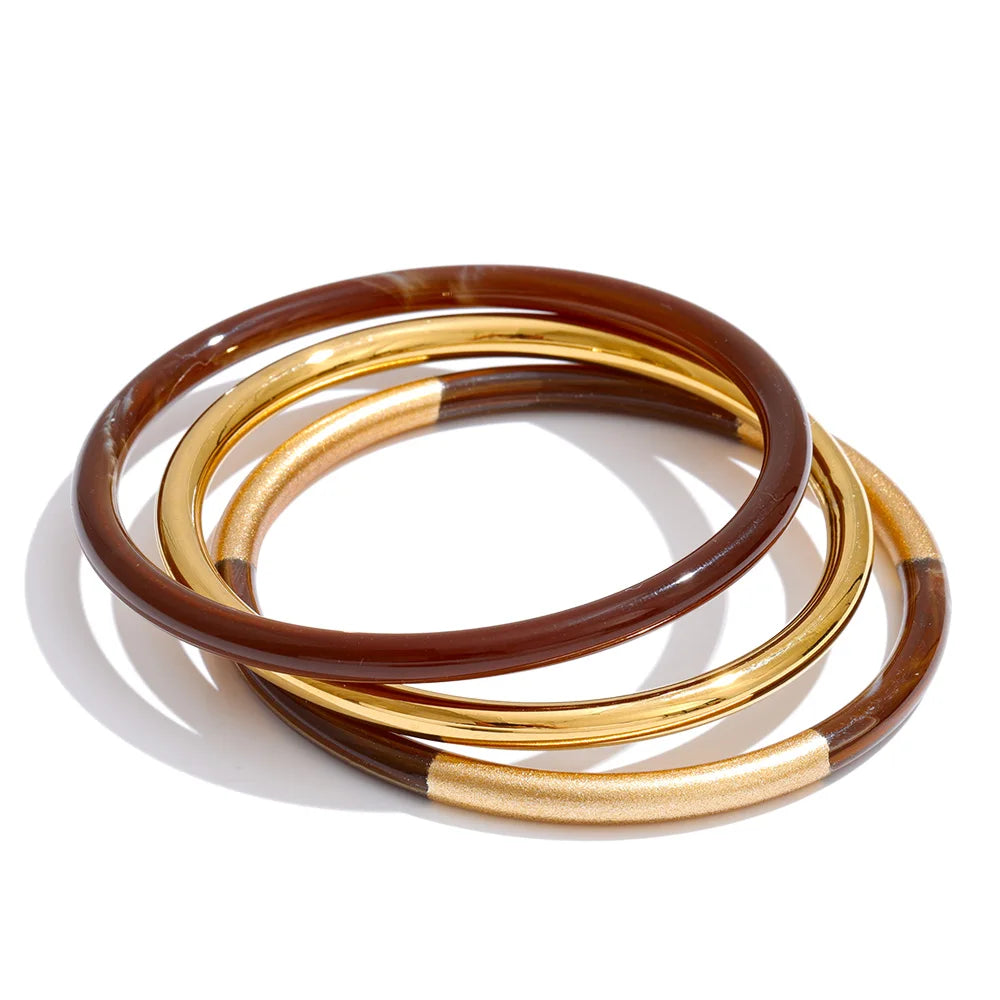 Set di Bracciali a Cerchio Sovrapposti