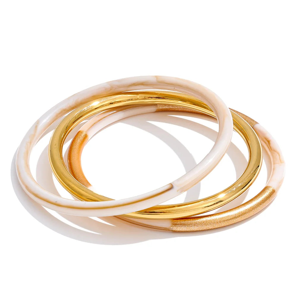 Set di Bracciali a Cerchio Sovrapposti
