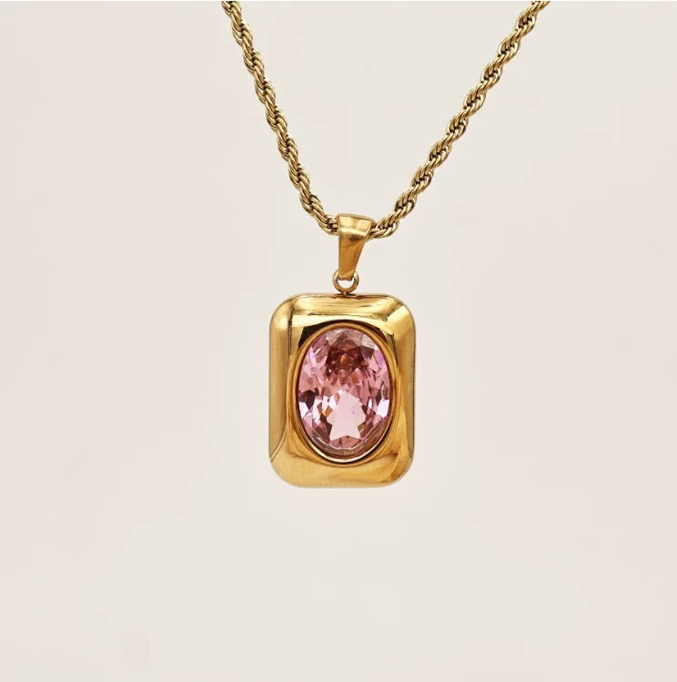 Collana Gemme Gemelle Oro