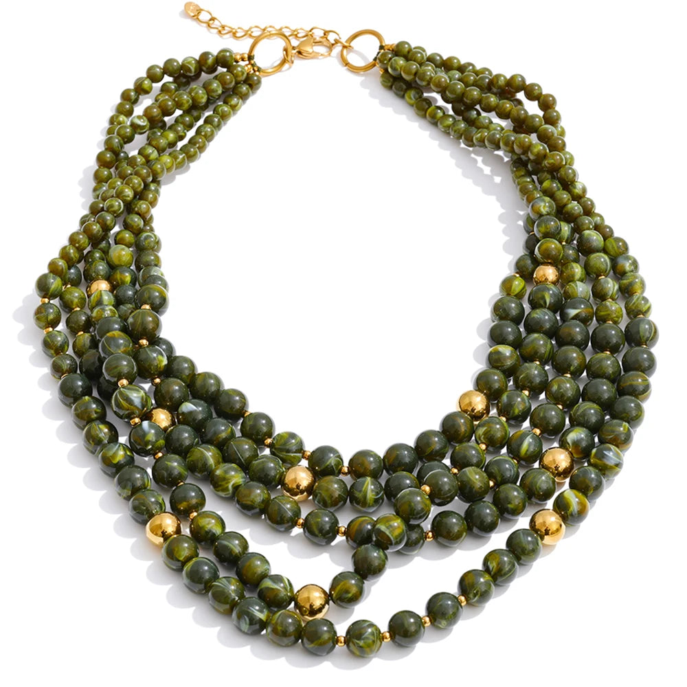 Collana “Majestic Beads” – Strati Eleganti