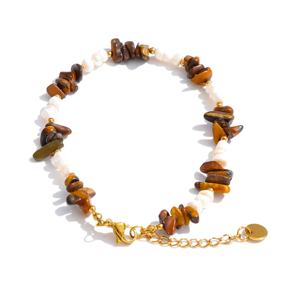 Bracciale Perle e Pietre Naturali