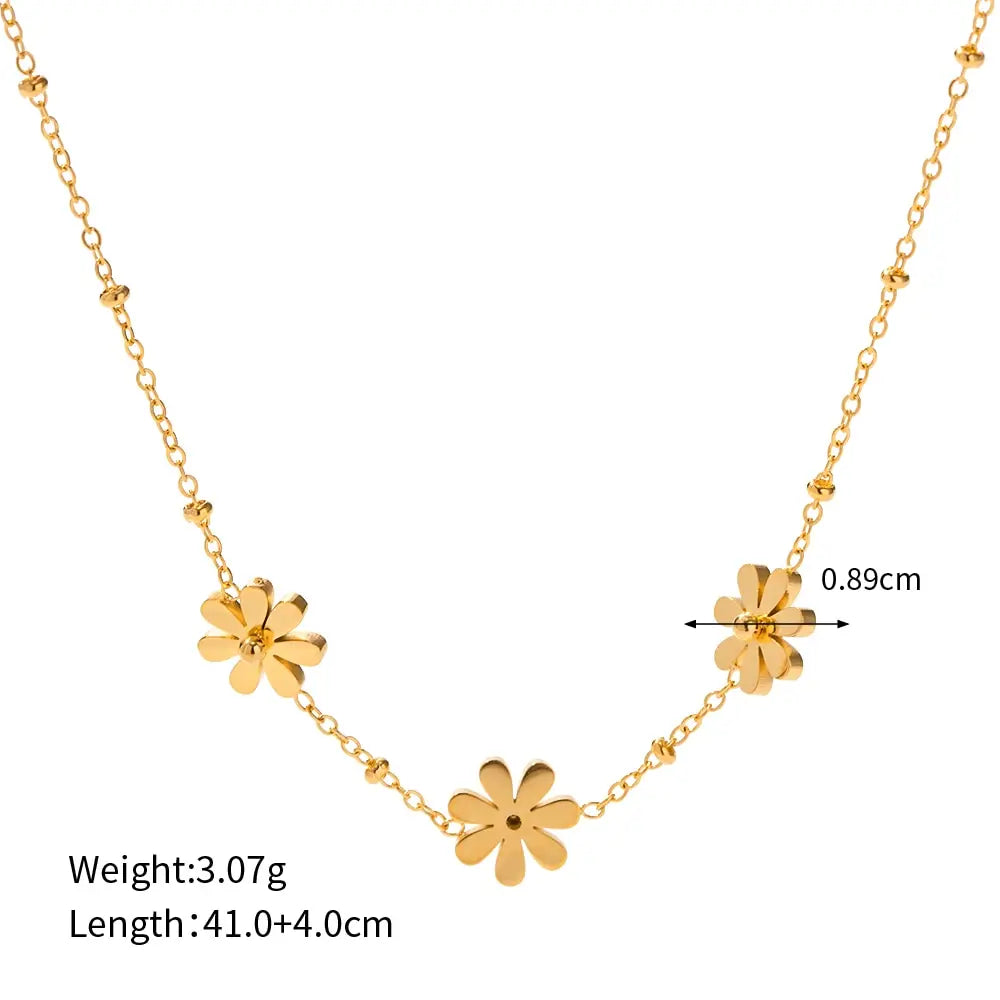 Collana Fiori di Luce – Eleganza Dorata