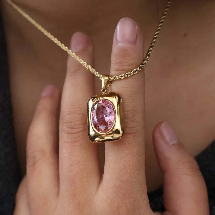 Collana Gemme Gemelle Oro