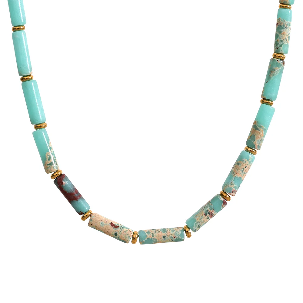 Collana in Pietra Naturale Multicolor