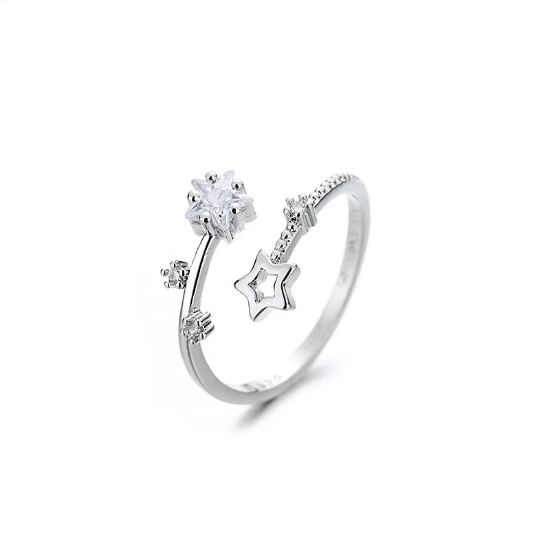 Collezione Anelli Luna e Stella – Argento