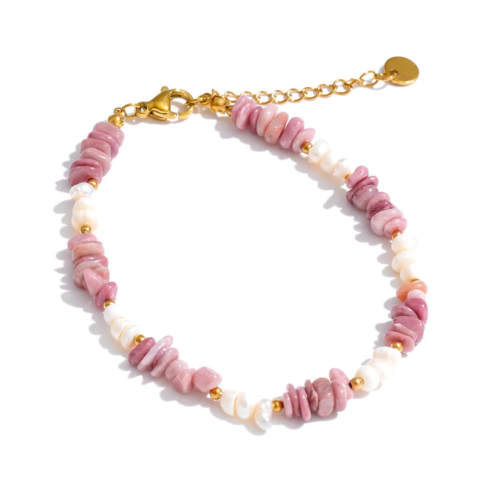 Bracciale Perle e Pietre Naturali
